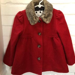 Toddler girls 3T Cherokee red jacket